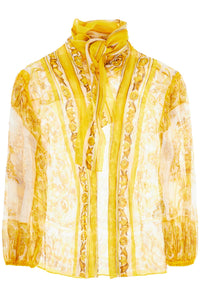 Dolce & Gabbana 'open chiffon blouse with maiol