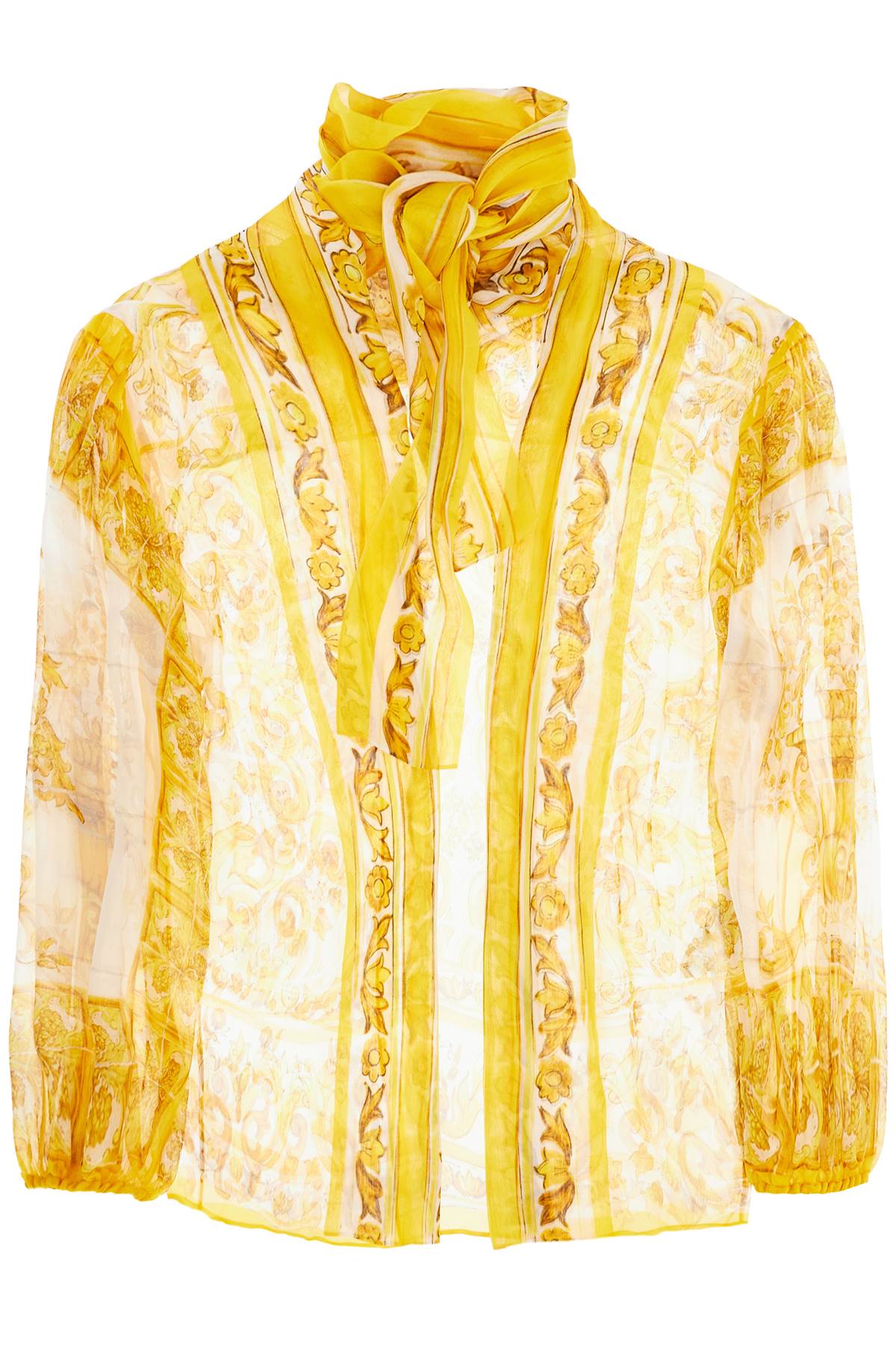 Dolce & Gabbana 'open chiffon blouse with maiol