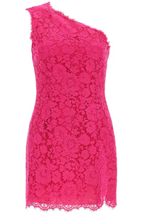 Dolce & Gabbana short shocking pink lace dress