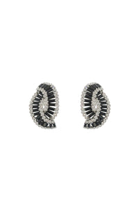 Alessandra Rich braided earrings