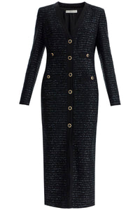 Alessandra Rich midi tweed dress with sequins