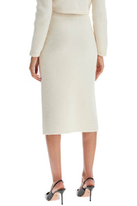 Alessandra Rich 'alpaca midi skirt