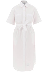 Thom Browne midi blouse with belt