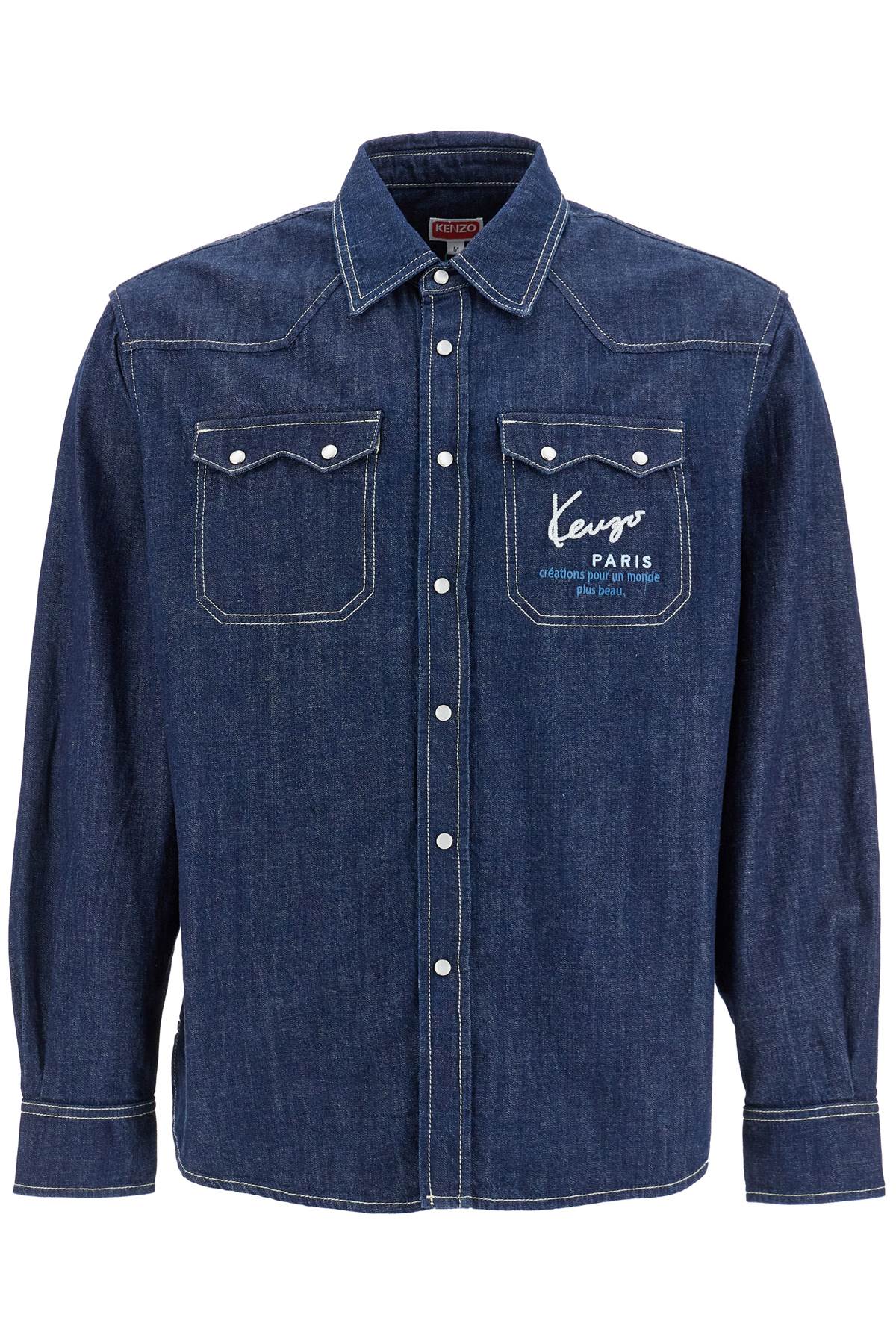 Kenzo denim western shirt for men