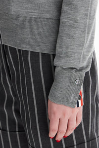 Thom Browne 4-bar merino wool cardigan