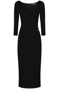 Dolce & Gabbana "mid-length viscose knit dress"