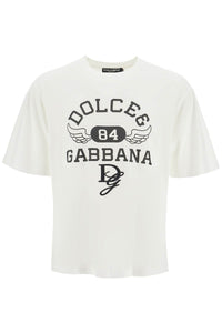 Dolce & Gabbana printed t-shirt with dg embroidery