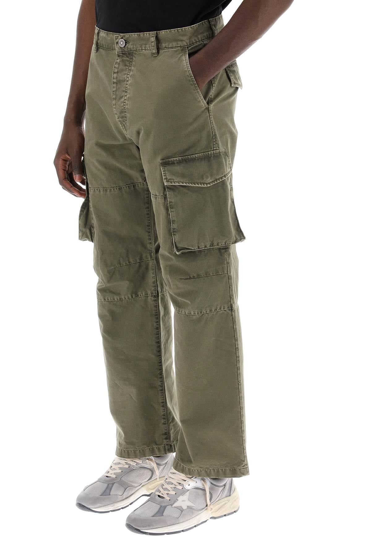 Golden Goose cargo canvas pants for men