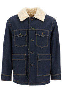 Golden Goose denim caban coat