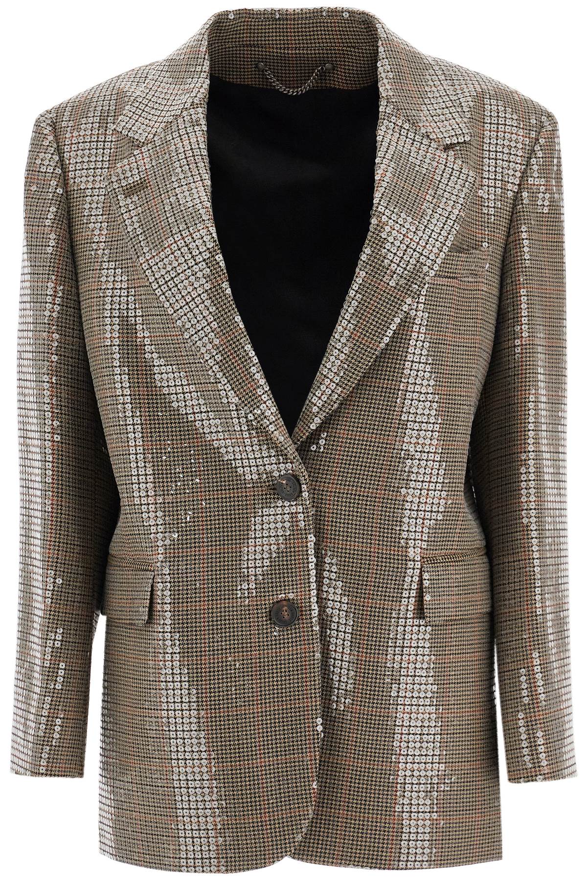 Golden Goose houndstooth blazer with sequins