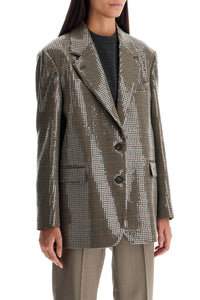 Golden Goose houndstooth blazer with sequins