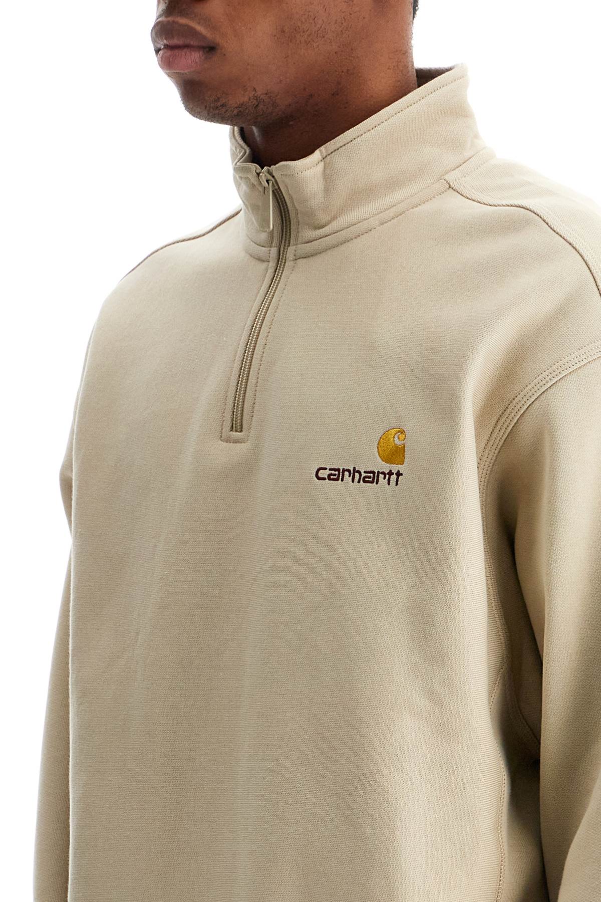 Carhartt Wip "american script half-zip sweat