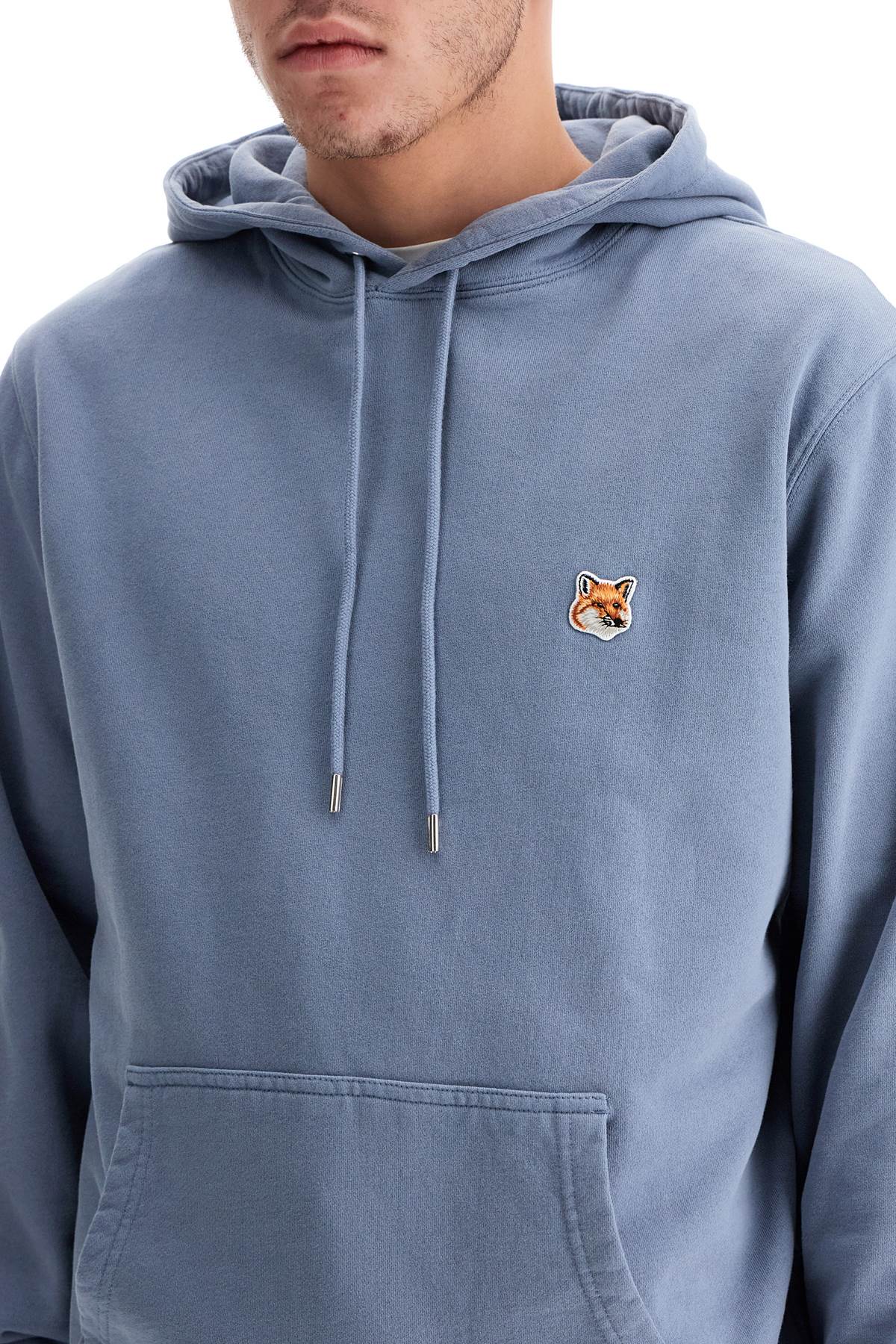 Maison Kitsune fox head hooded sweatshirt