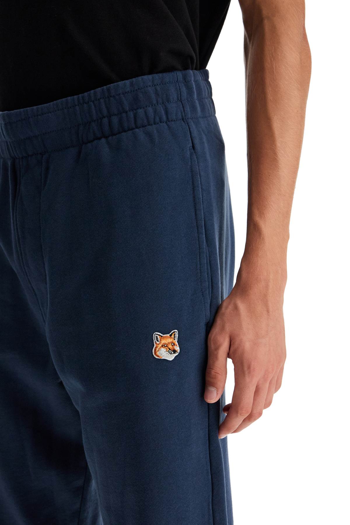 Maison Kitsune fox head joggers