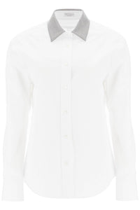 Brunello Cucinelli "shirt with beaded collar