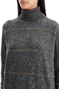 Brunello Cucinelli striped dolcevita sweater