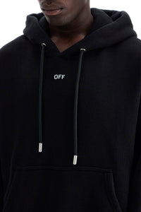 Off White Off-White hooded sweatshirt with off print