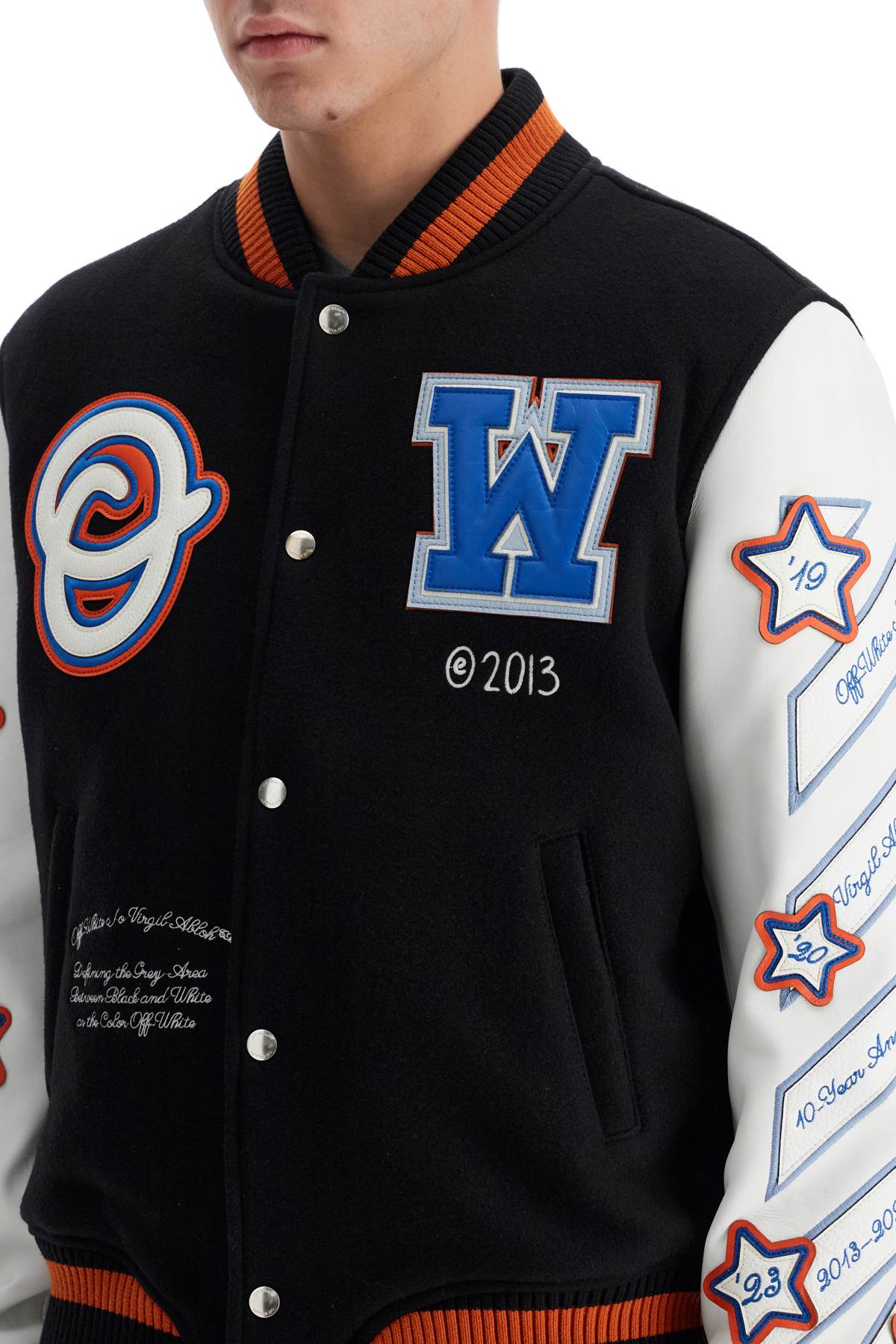 Off White Off-White bomber varsity wizard