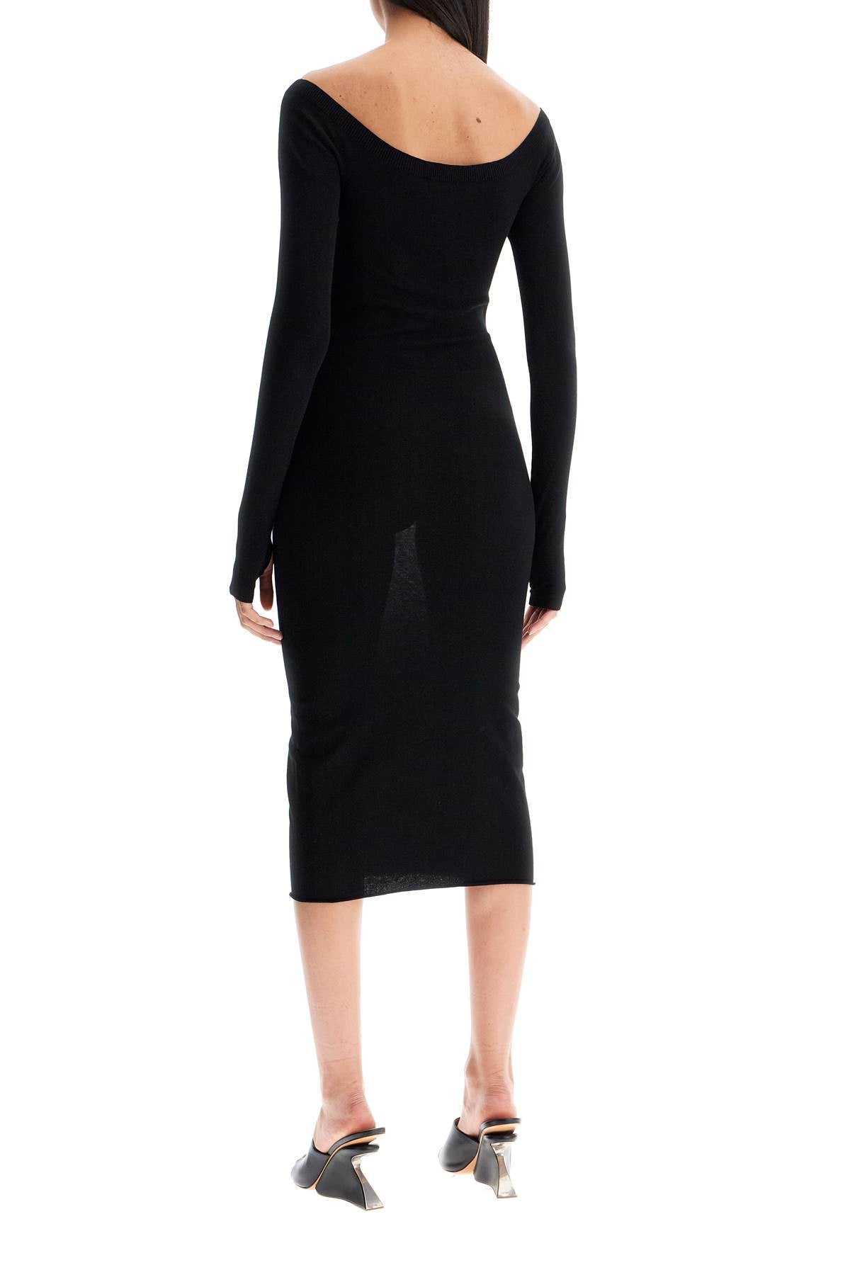 Off White Off-White lightweight knit midi dress