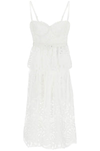 Self Portrait lace bustier dress with belt