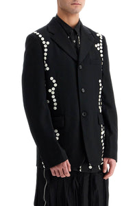 Comme Des Garcons Homme Plus single-breasted jacket with decorative buttons