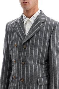 Comme Des Garcons Homme Plus striped wool jacket