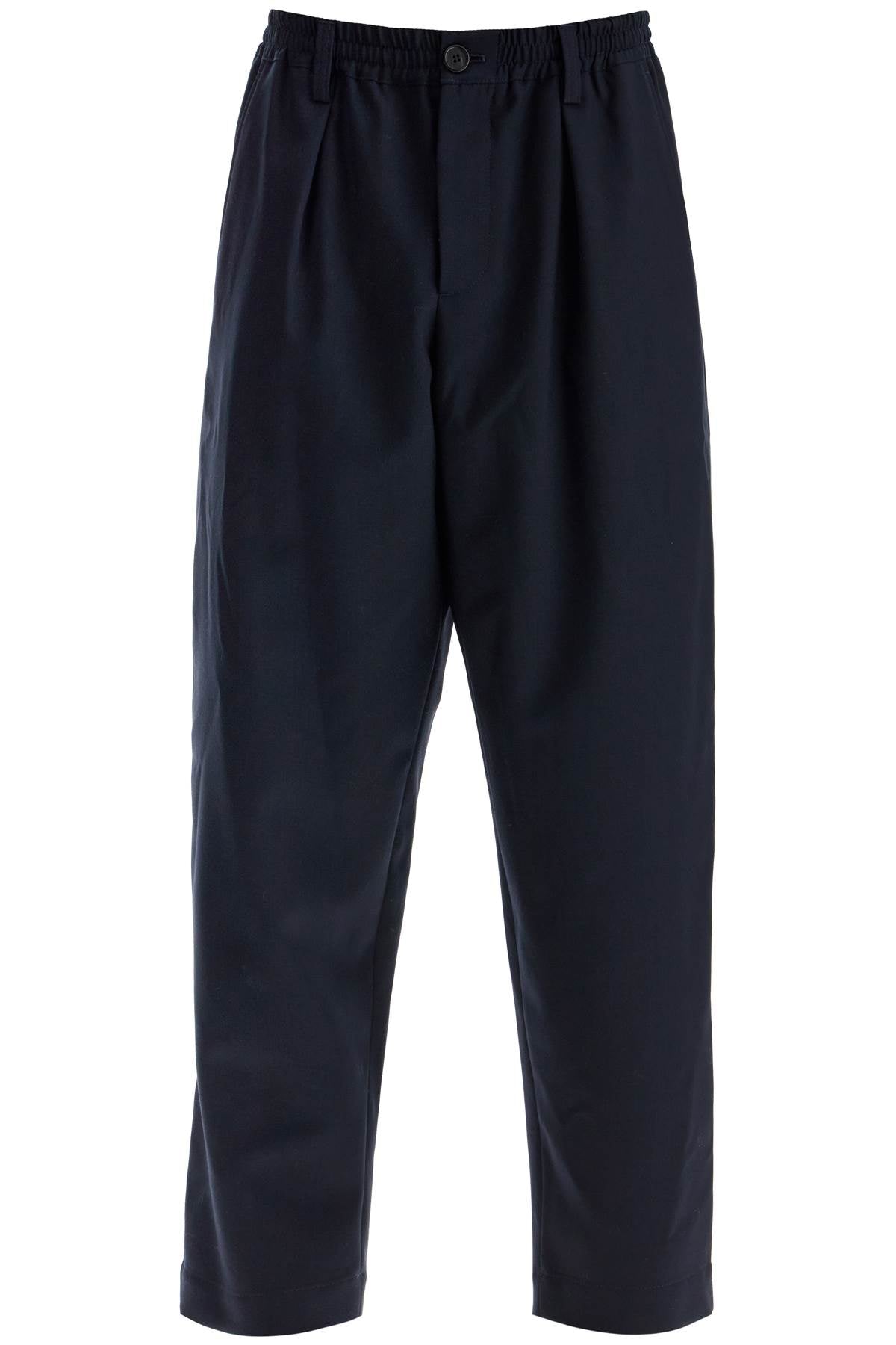 Marni tropical wool cropped pants in