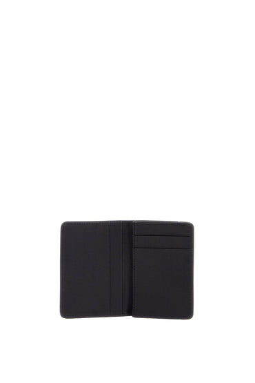 A.P.C. minimalist black calfskin cardholder