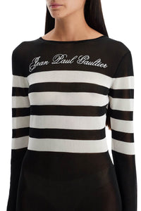 JEAN PAUL GAULTIER Abito in maglia marinière Signature