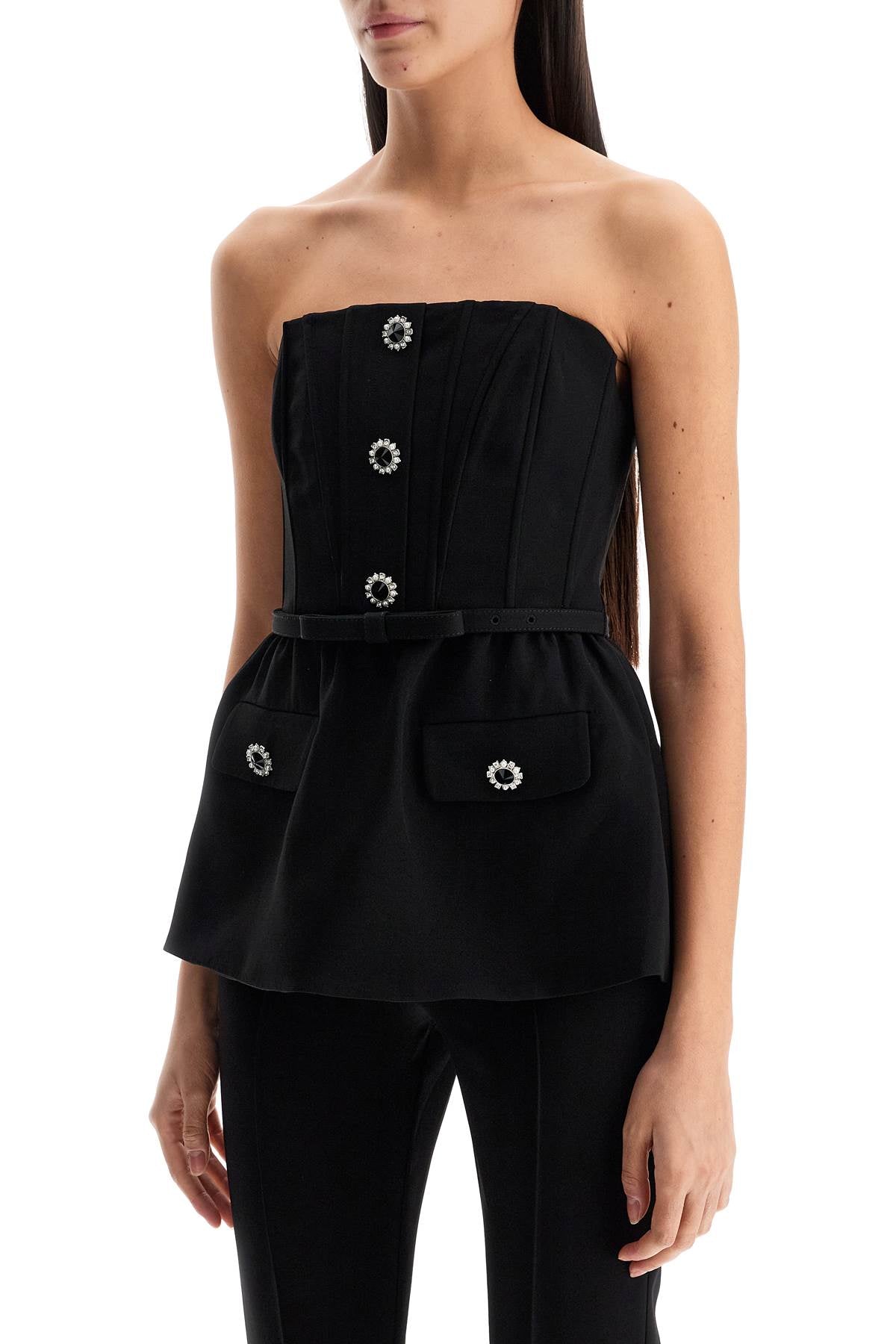 Self-Portrait Self Portrait bustier jumpsuit with