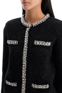 Self-Portrait Self Portrait 'cardigan with crystals and sequ