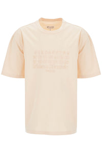 Maison Margiela embroidered numeric logo t-shirt