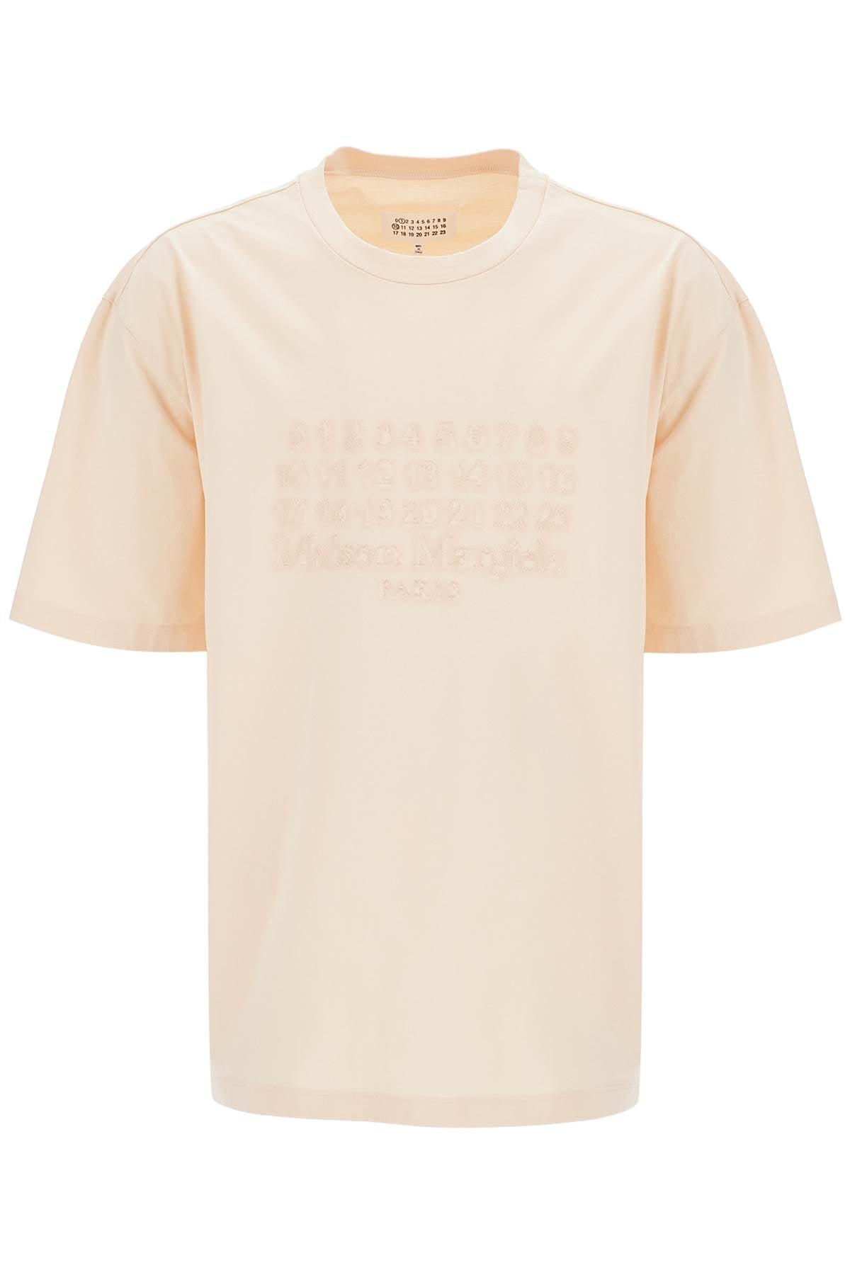 Maison Margiela embroidered numeric logo t-shirt