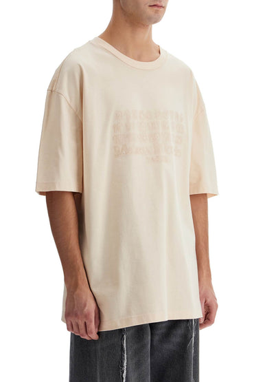 Maison Margiela embroidered numeric logo t-shirt