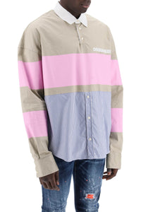 Dsquared2 oversized hybrid shirt