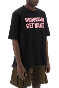 Dsquared2 skater fit printed t-shirt