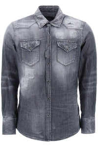 Dsquared2 denim western shirt