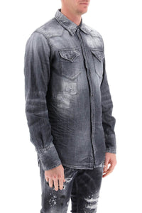 Dsquared2 denim western shirt