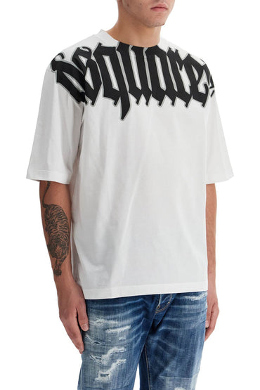 Dsquared2 loose logo print t-shirt with