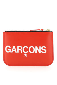 Comme Des Garcons Wallet huge logo pouch