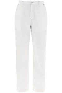 MM6 Maison Margiela wide cotton canvas trousers for men or women