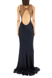 Maison Margiela hammered satin gown