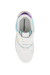 Dsquared2 smooth leather new jersey sneakers in 9