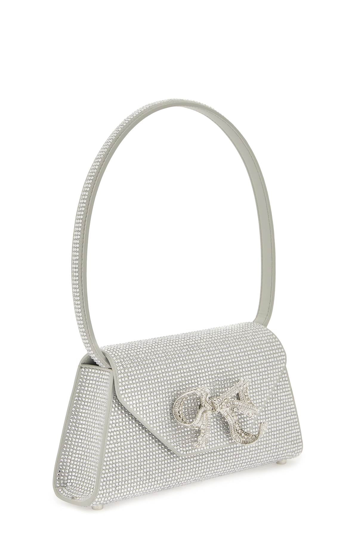 Self-Portrait Self Portrait bow mini shoulder bag with rhinestones