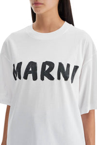 Marni oversized logo t