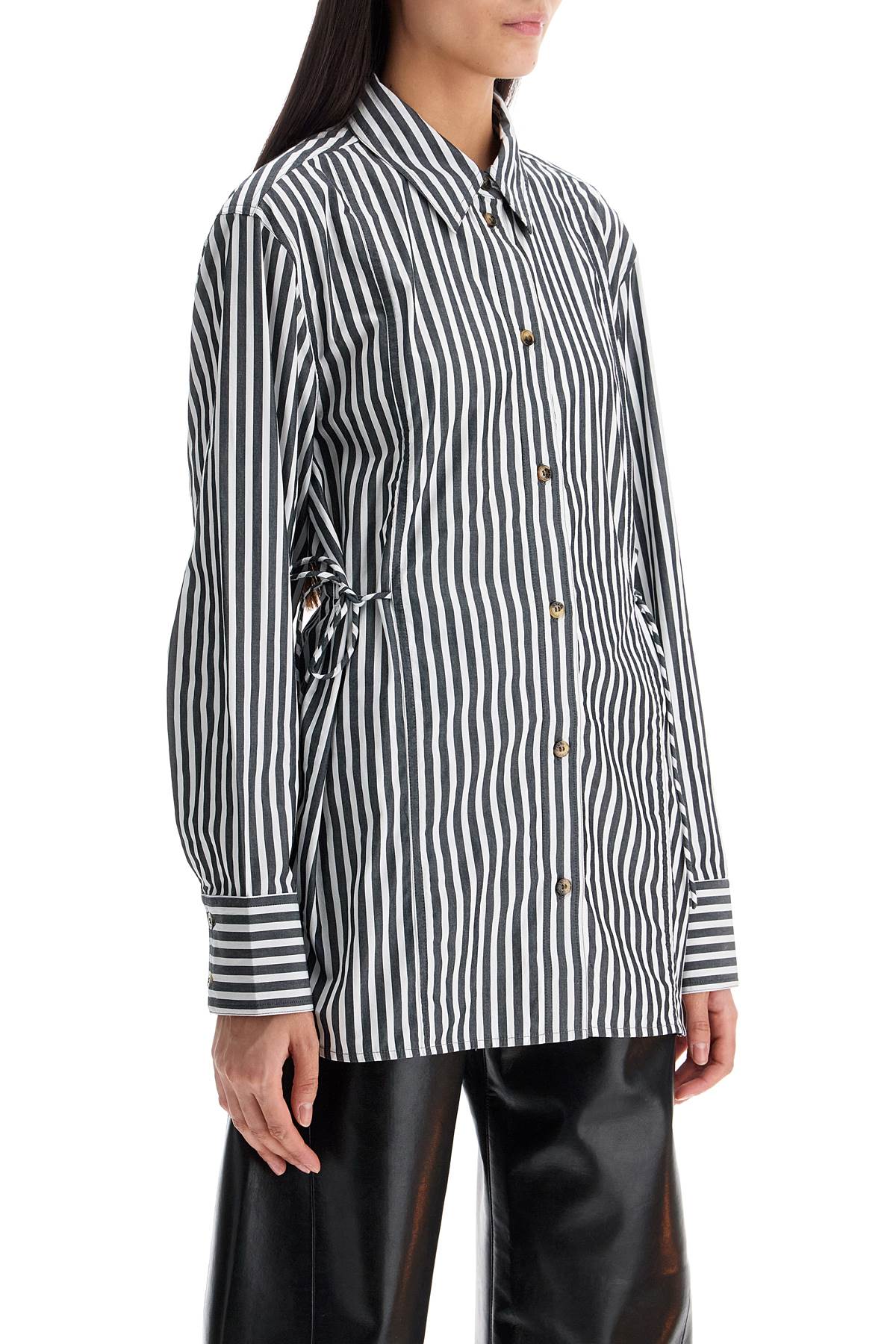 Ganni "oversized striped