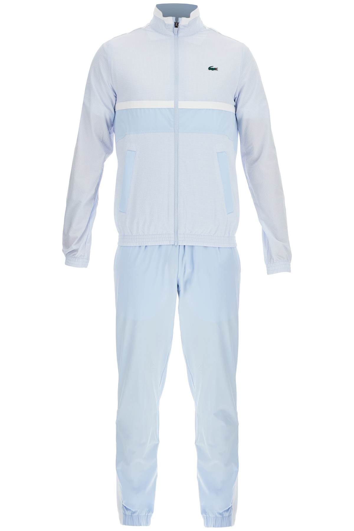 Lacoste sporty patchwork jumpsuit