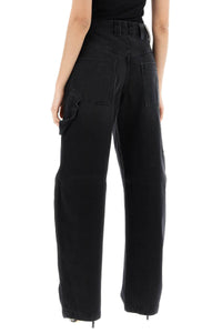 Darkpark audrey cargo jeans with curved leg