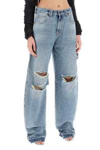 Darkpark audrey cargo jeans with rips